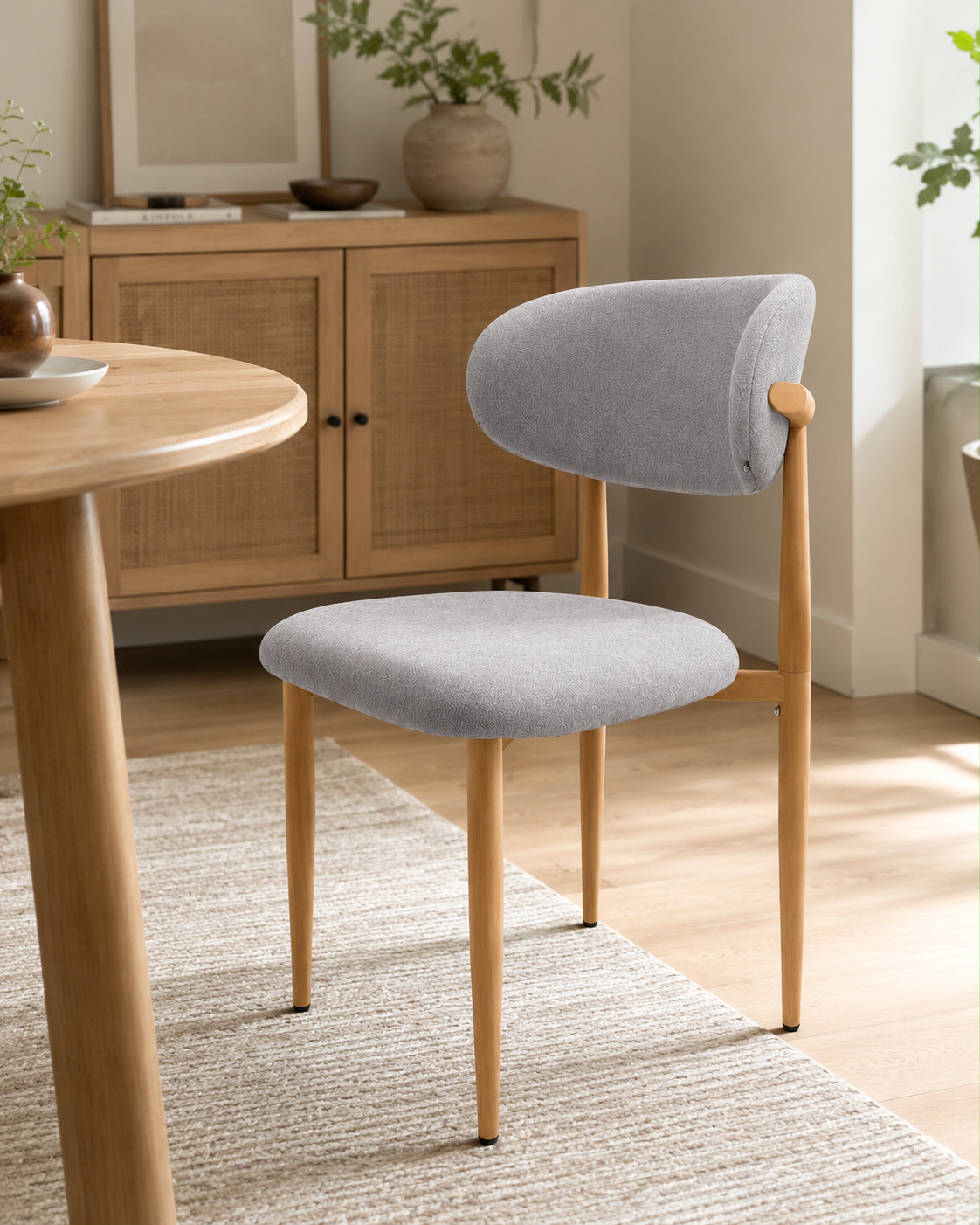Silla de Comedor Siena Lino Wood
