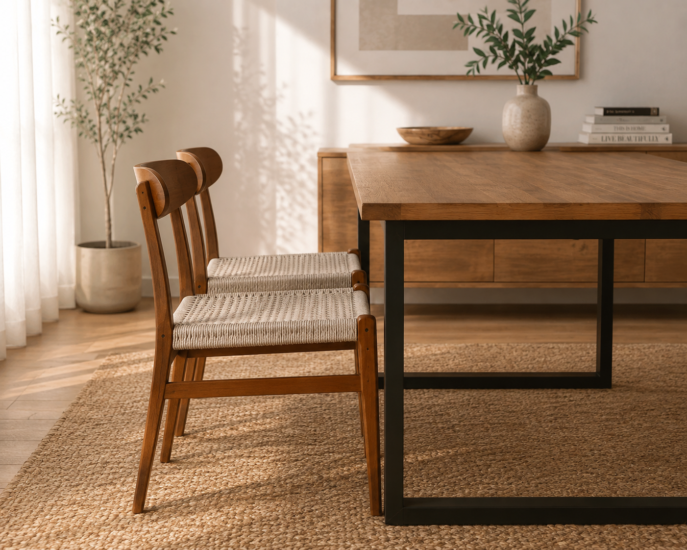 Pack 2 Sillas Koda Madera – Natural