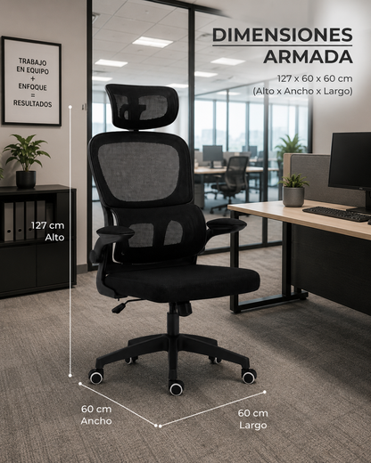 Silla De Escritorio Ergonómica Mesh top