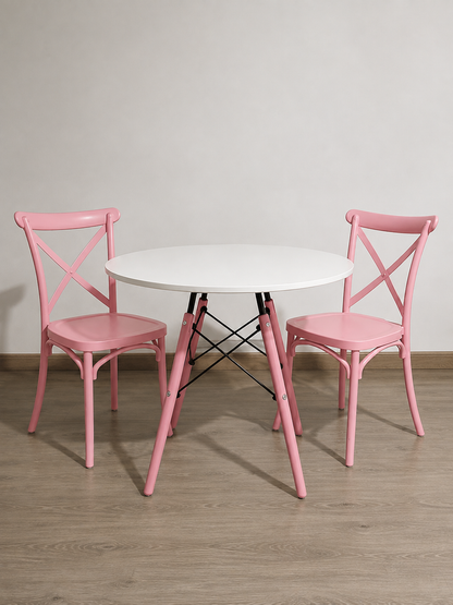 Set Mesa Kids 60cm + 2 Silla Danubio Kids