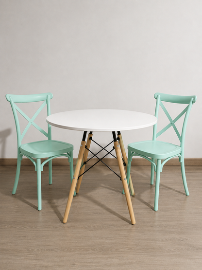 Set Mesa Kids 60cm + 2 Silla Danubio Kids
