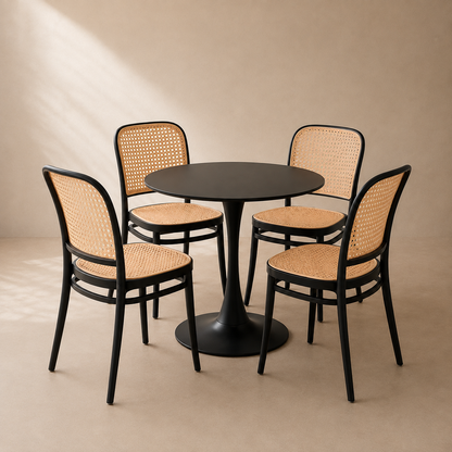 Comedor Lombardia Tulip 4P