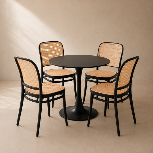Comedor Lombardia Tulip 4P