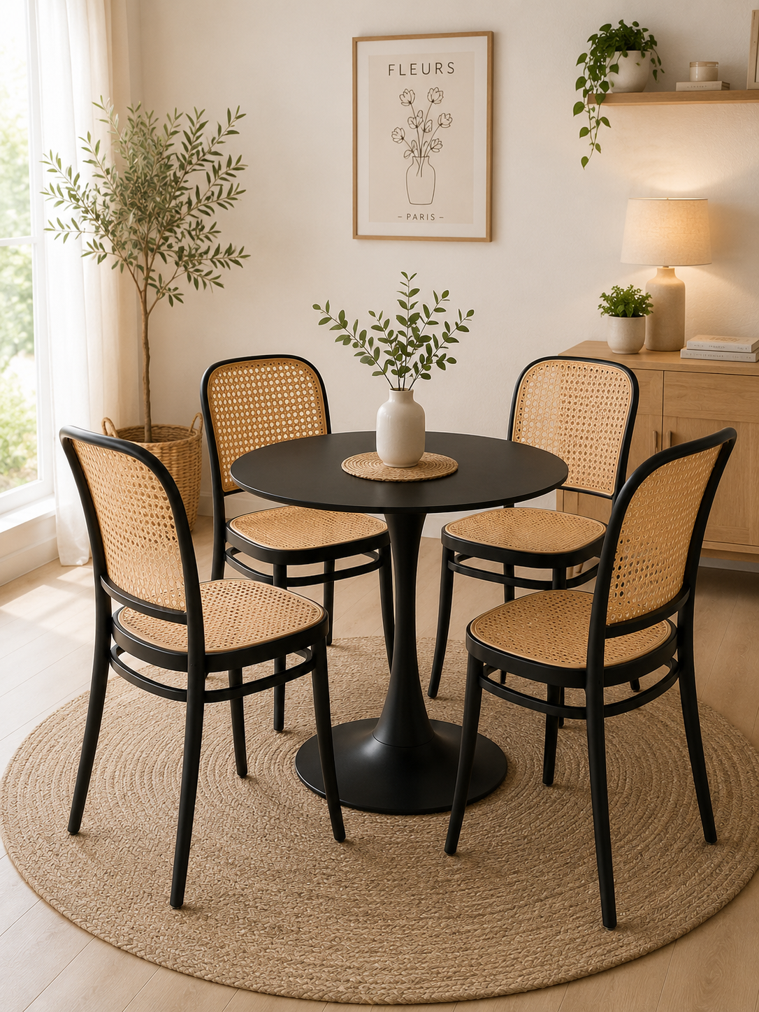Comedor Lombardia Tulip 4P