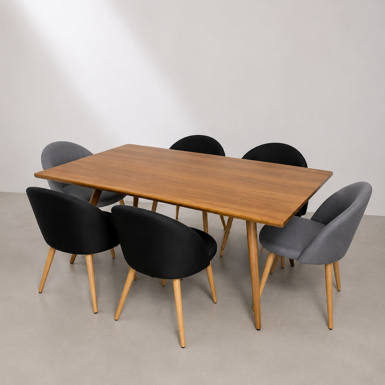Comedor Lyon 6 Puestos Lino Natural Home