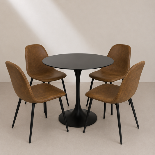 comedor Tulip Paris Vintage Redondo para 4 personas