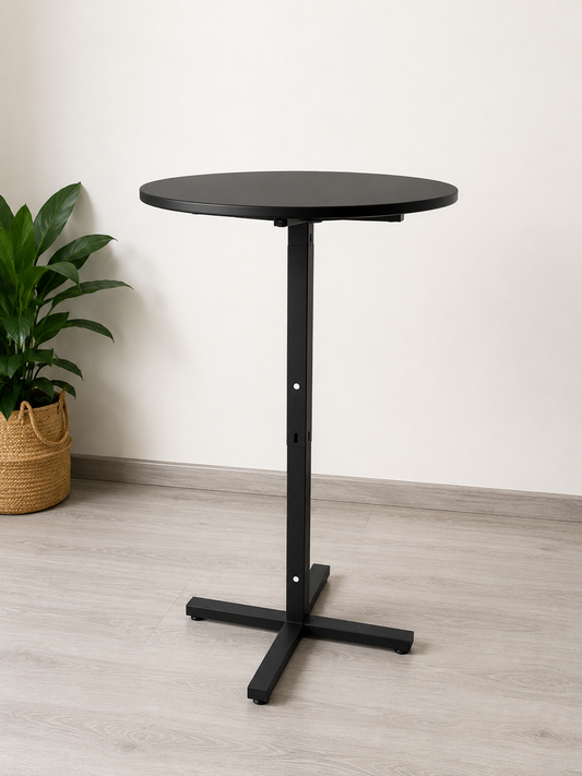 Mesa Alta para Bar cubierta Negra Tach D60