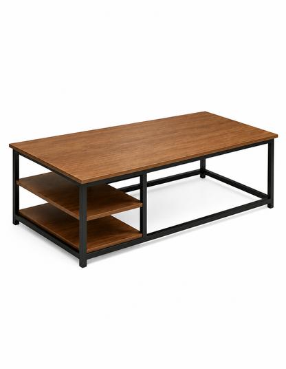 Mesa de centro Rectangular con Repisas Begoña