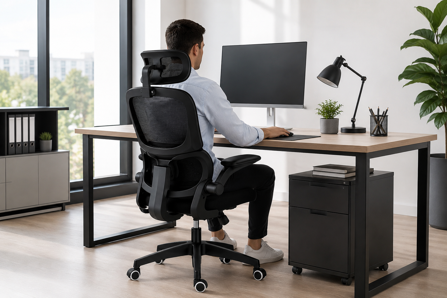 Silla De Escritorio Ejecutiva - Ergonómica Mesh Top