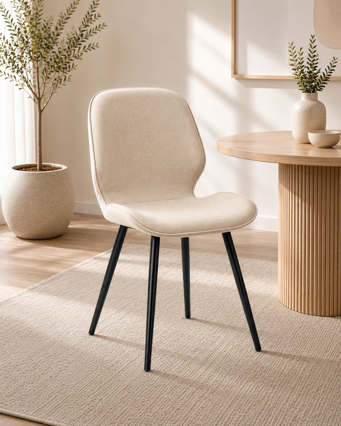 Pack 4 Sillas Fiori Top Lino