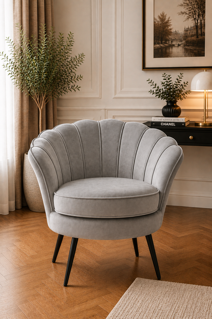 Poltrona Velvet Shell