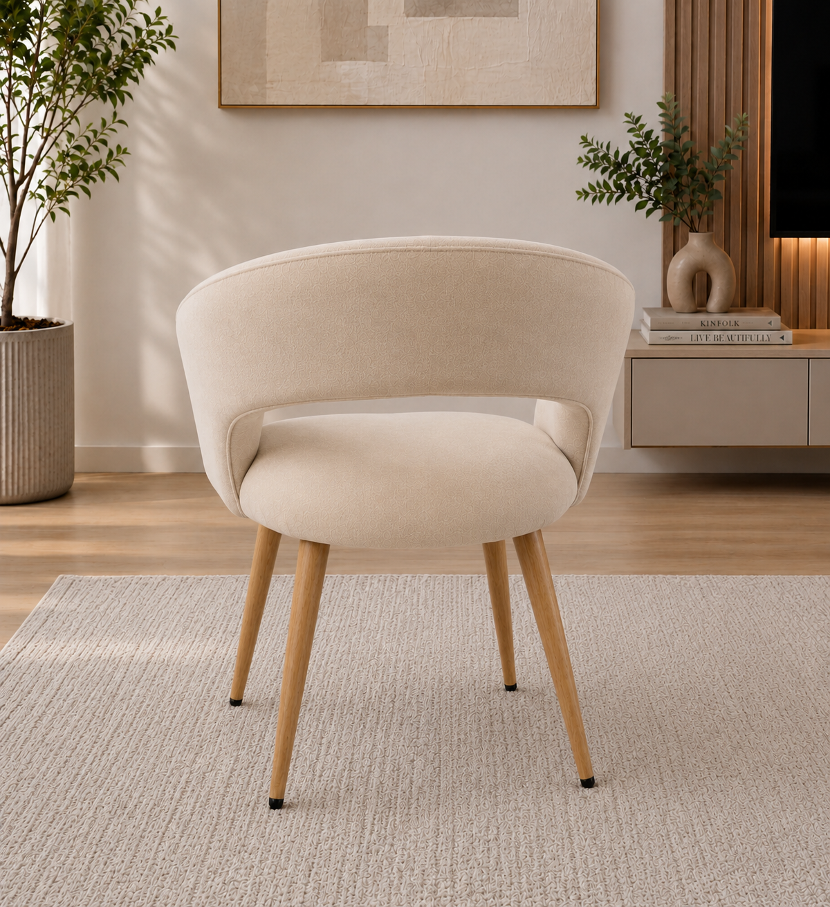Sitial Siena Patas Simil Madera