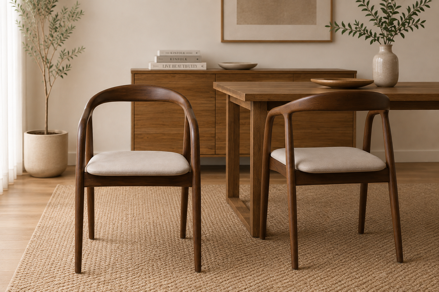 Pack 2 Sillas Kind Madera – Natural