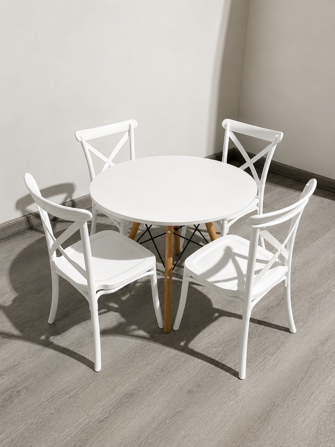 Set Mesa Kids 60cm + 4 Silla Danubio Kids