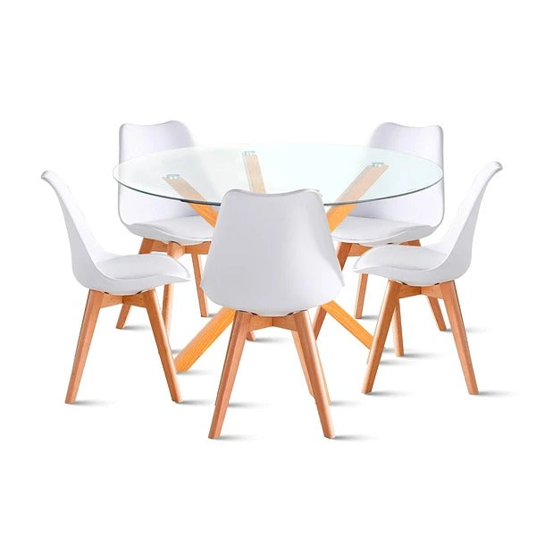 Comedor Redondo 6 personas Cross Tulip