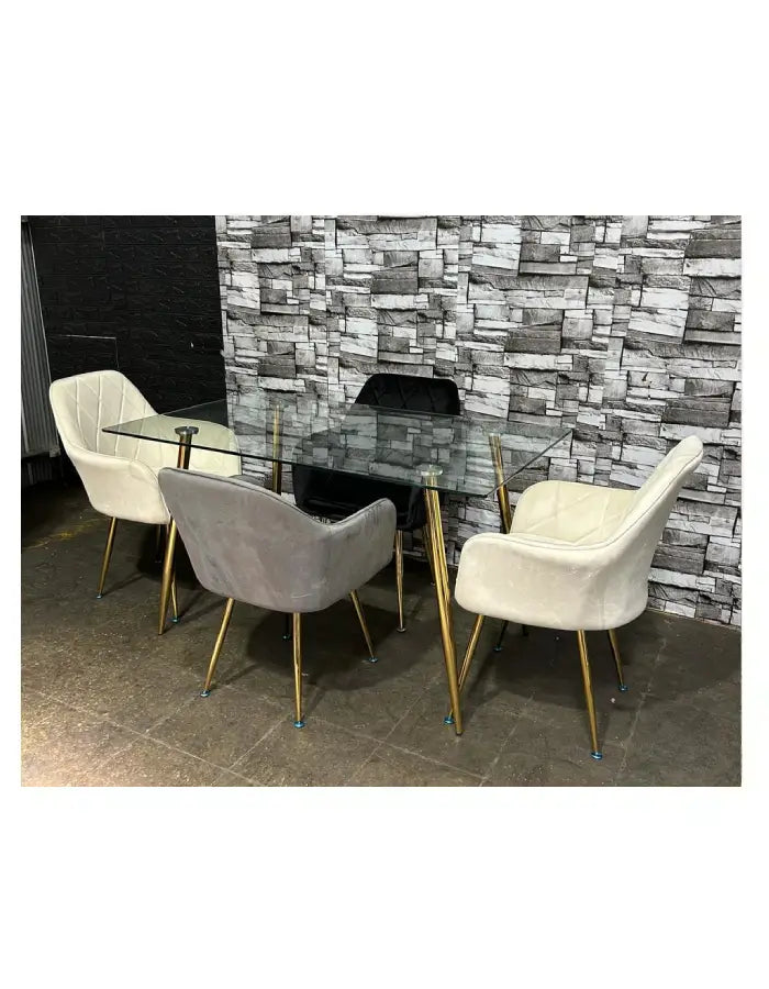 Comedor Rectangular 4P Diamante