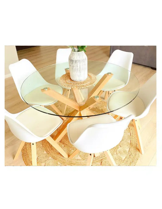 Comedor Redondo 6 personas Cross Tulip