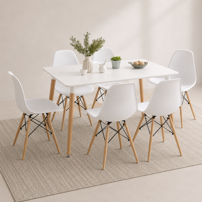 Comedor Eames Clásico 6P