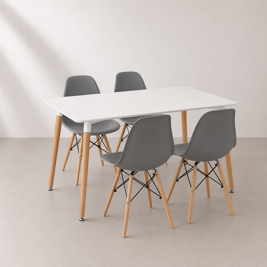 Comedor Eames Rectangular 4P