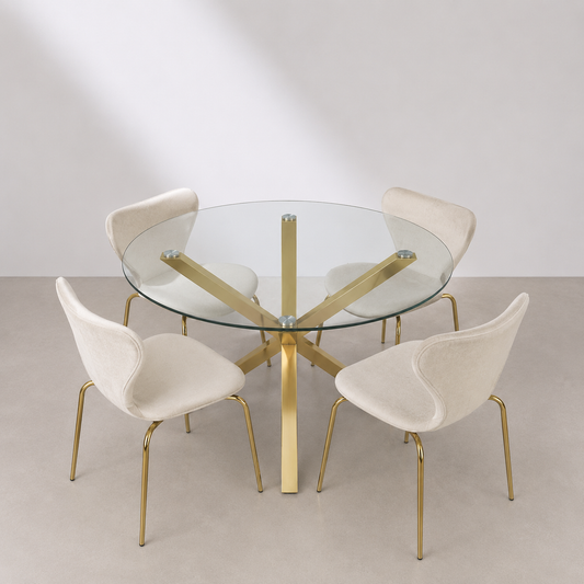 Comedor Redondo 4P Sicodelia Cross