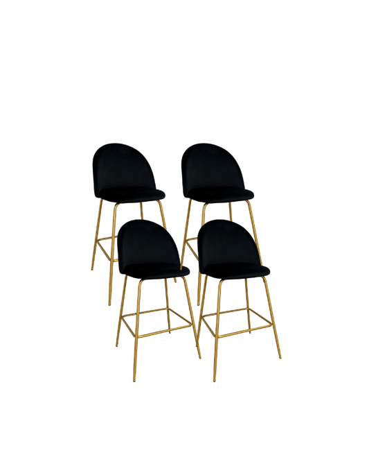 Pack 4 Taburetes Tokio Gold 66cm