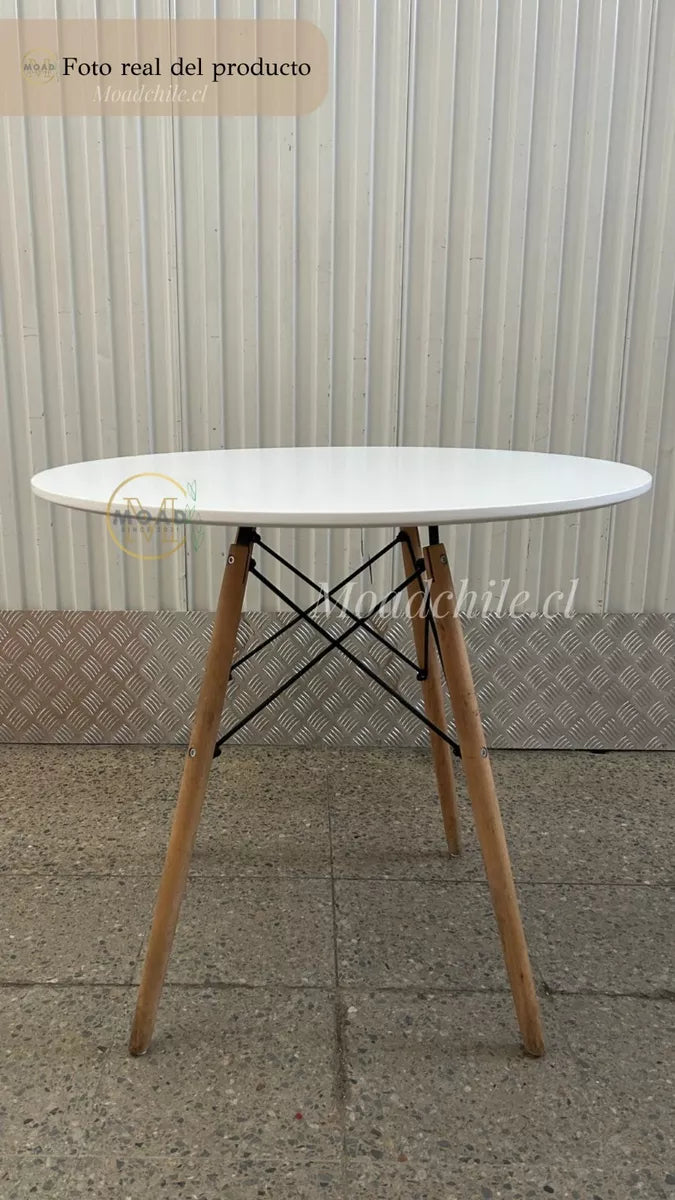 Juego de Comedor Eames Round 100cm 4P