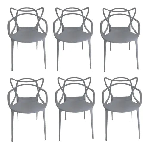 x6 Pack Sillas Masters
