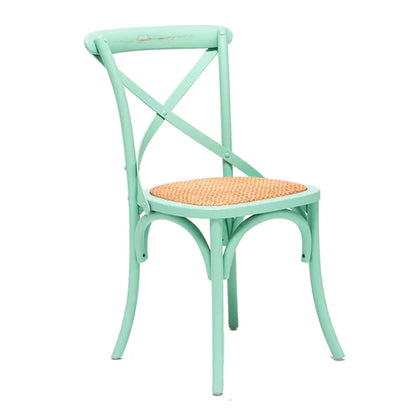 Silla Crossback Madera Rattan