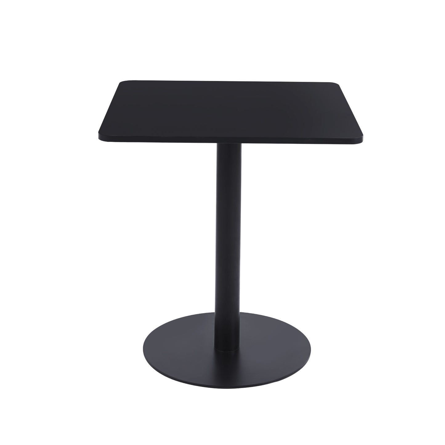 Mesa restaurant 70x70 Tubo Metal cubierta MDF