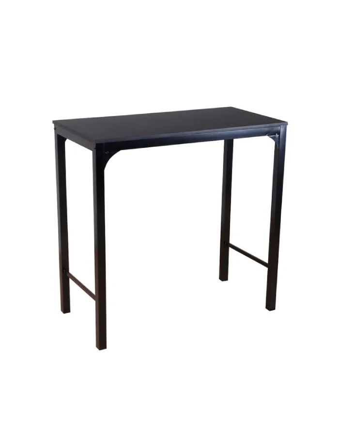 Mesa de Bar Rectangular Negra