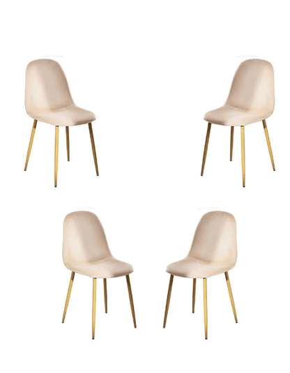 Sillas Paris Terciopelo Pack 4