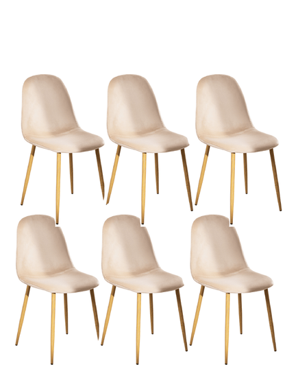 Comedor Paris Terciopelo Pack 6P