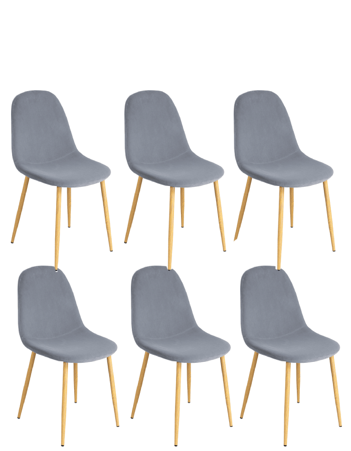 Sillas Paris Terciopelo Pack 6