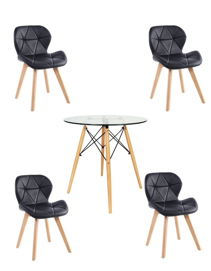 Comedor Mariposa Eames Round 80cm