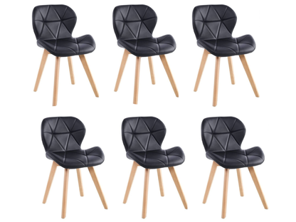 x6 Pack  Silla Mariposa Ecocuero