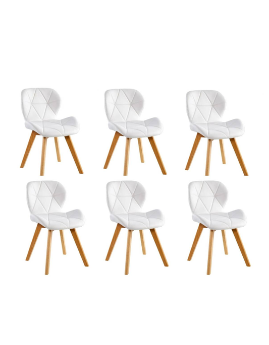 x6 Pack  Silla Mariposa Ecocuero