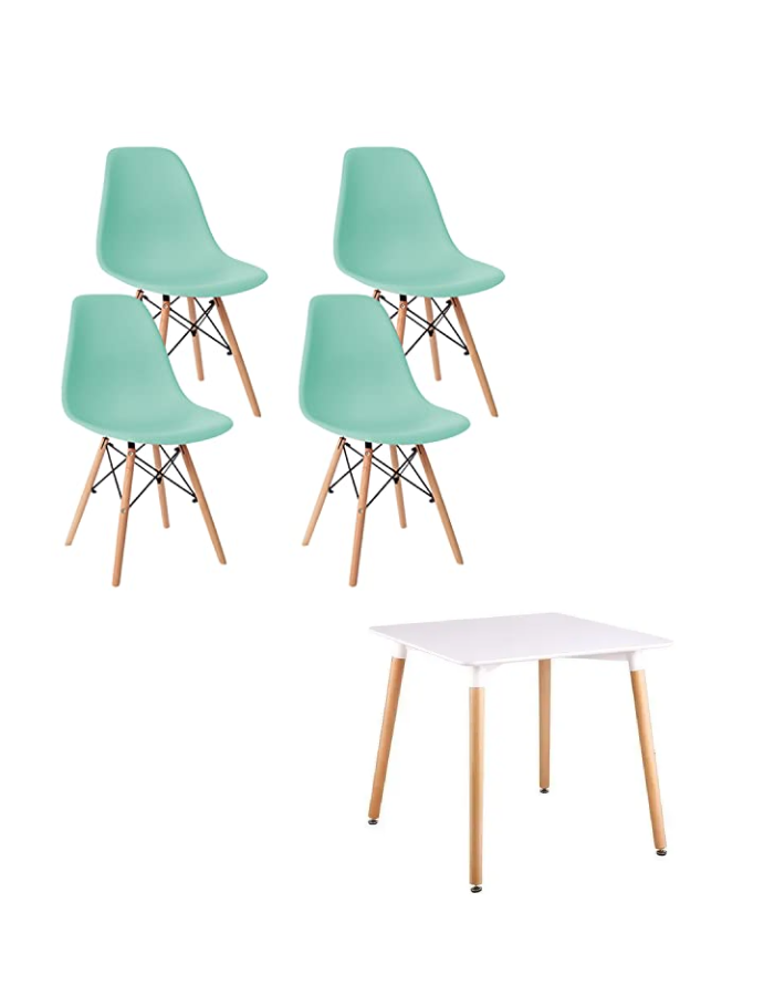 Comedor Eames Clásico 4P