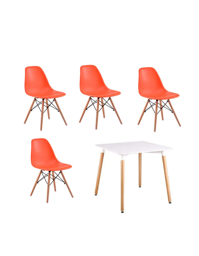 Comedor Eames Clásico 4P
