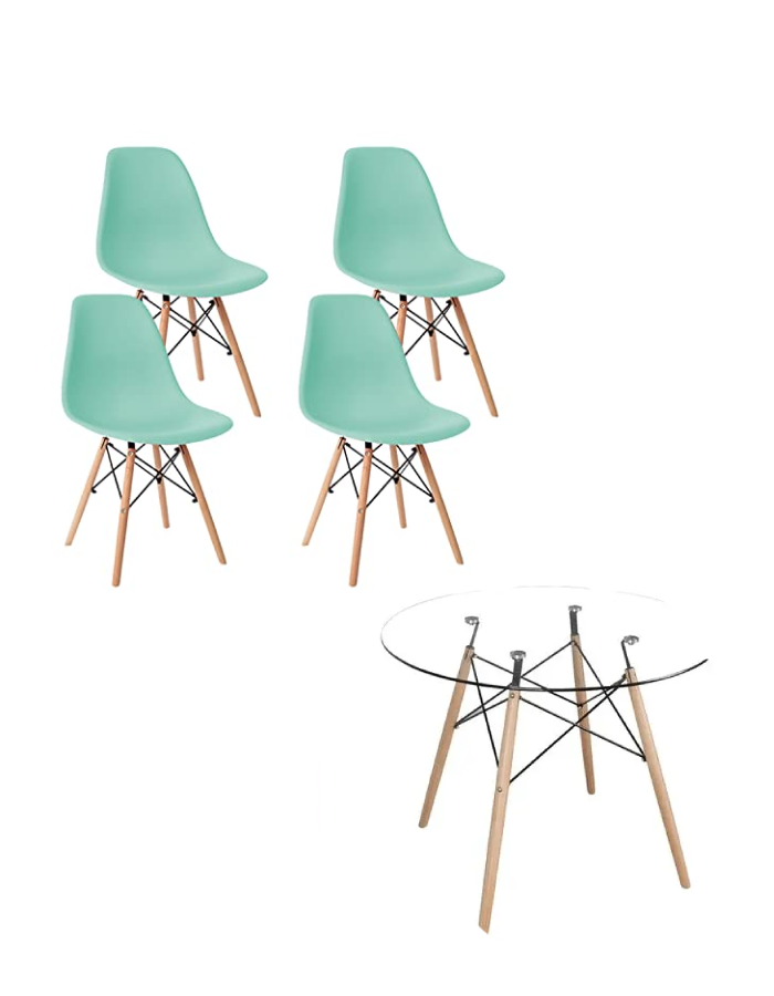 Comedor Eames Round 4P