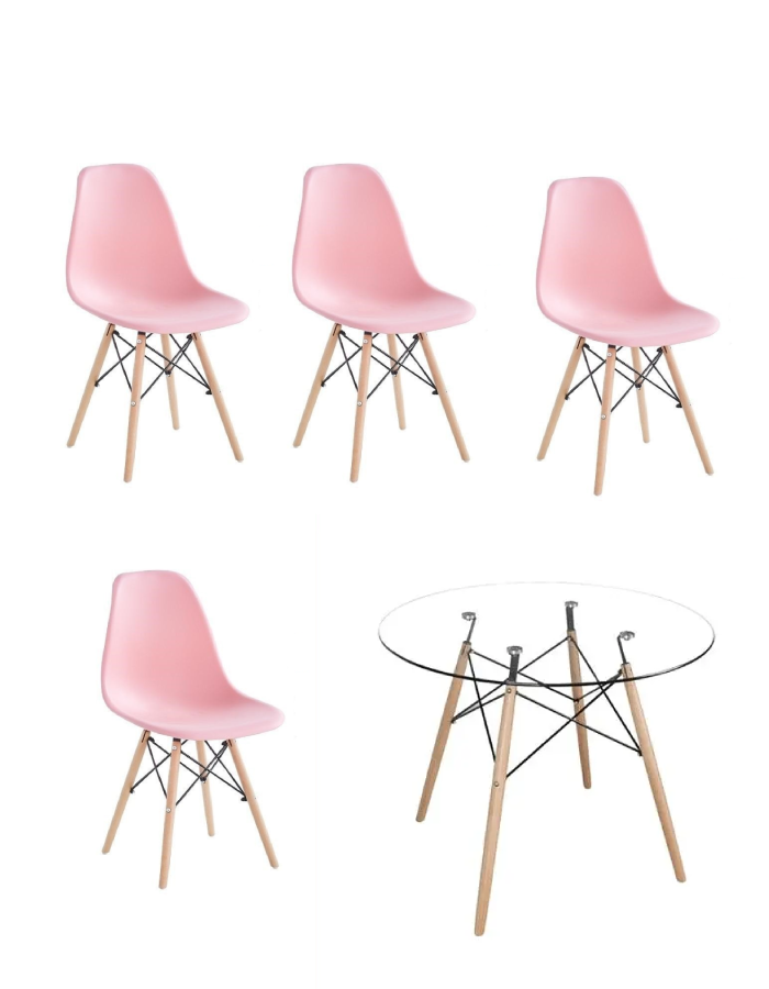 Comedor Eames Round 4P