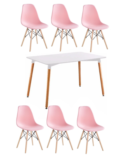Comedor Eames Clásico 6P
