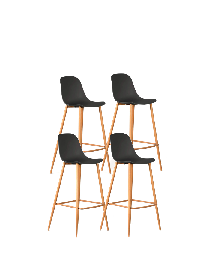 X4 Sillas de Bar Marsella (75cm)