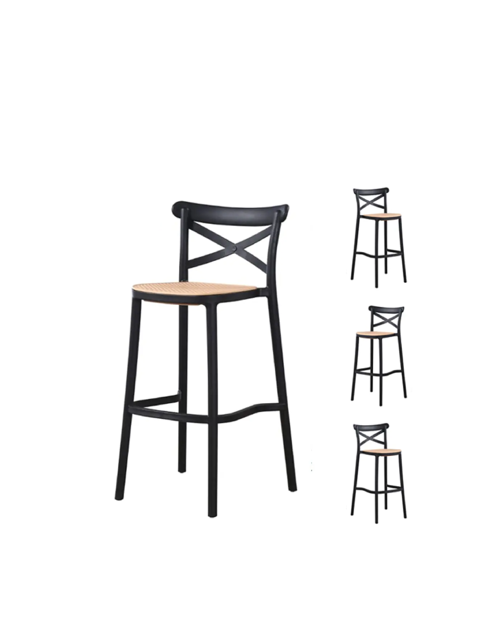 X4 Sillas de Bar Arizona (75cm)
