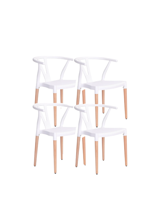 x4 Pack Sillas Nórdicas o Wishbone