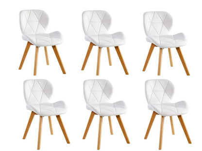x6 Pack  Silla Mariposa Ecocuero