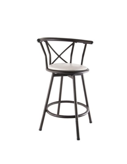 Silla de Bar Romana Giratoria Blanca