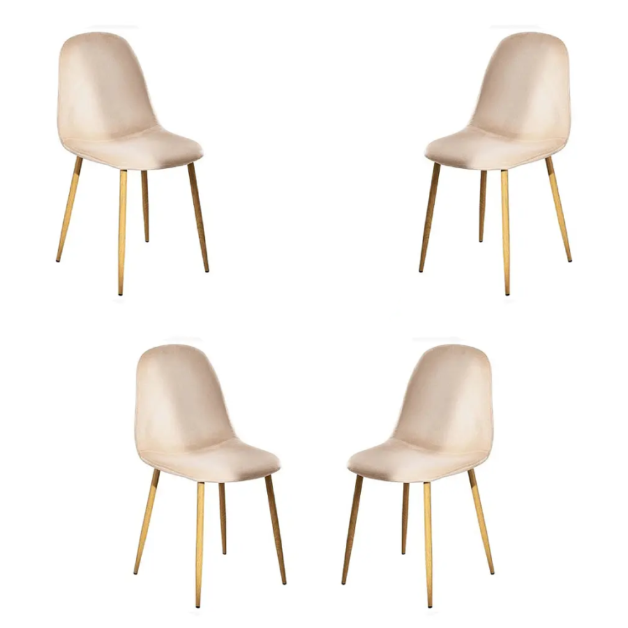 Sillas Paris Terciopelo Pack 4