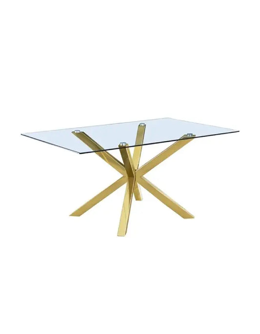 Mesa de Comedor Cross Oslo Gold 120cm