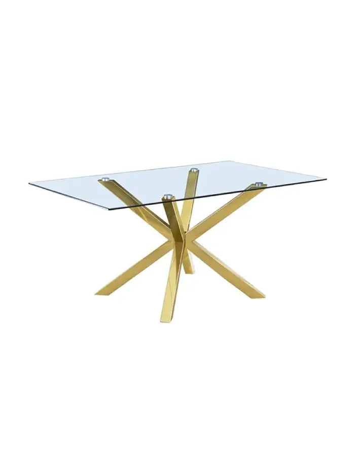 Mesa de Comedor Cross Oslo Gold 140cm