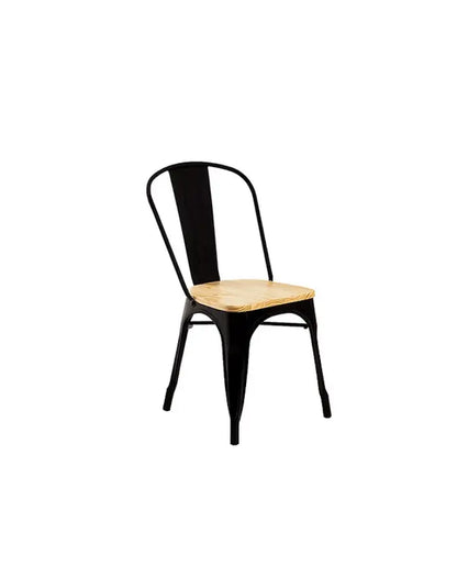 Silla Tolix Wood (con Asiento de Madera)